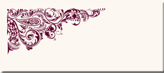Buddhist hindu place cards. Filigree clipart wedding indian card