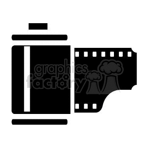 Film clipart 35mm. Roll of mm royalty