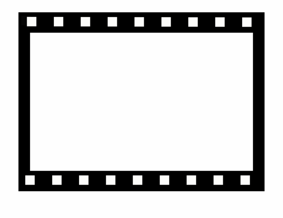 Film clipart banner. Reel border filmstrip clip