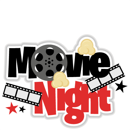 film clipart movie night