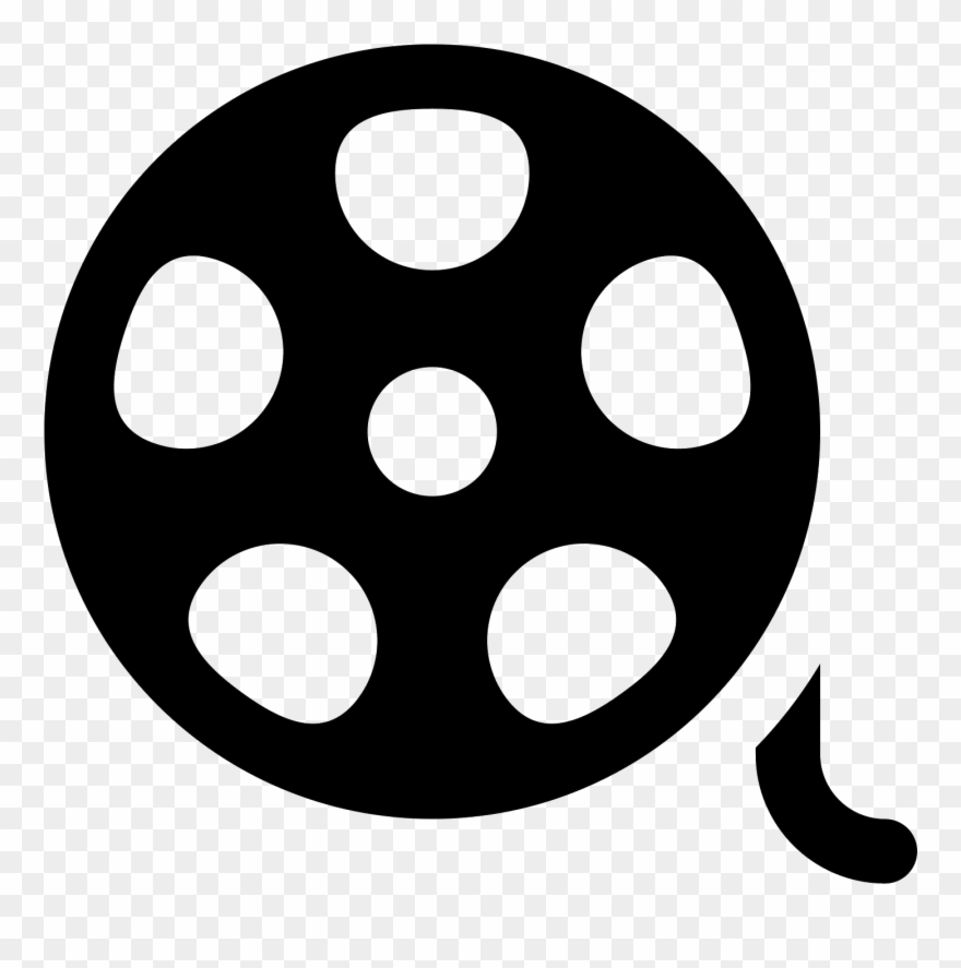 Reel icon logo png. Film clipart movie symbol