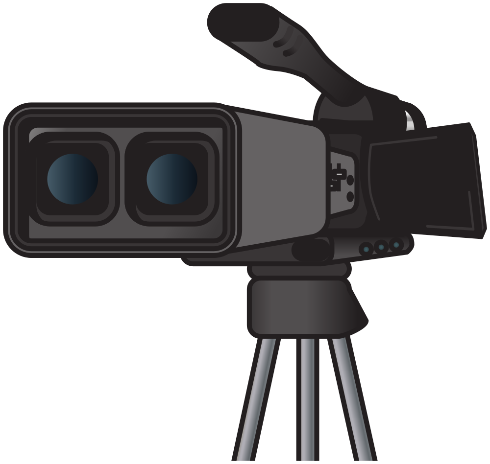film clipart news camera