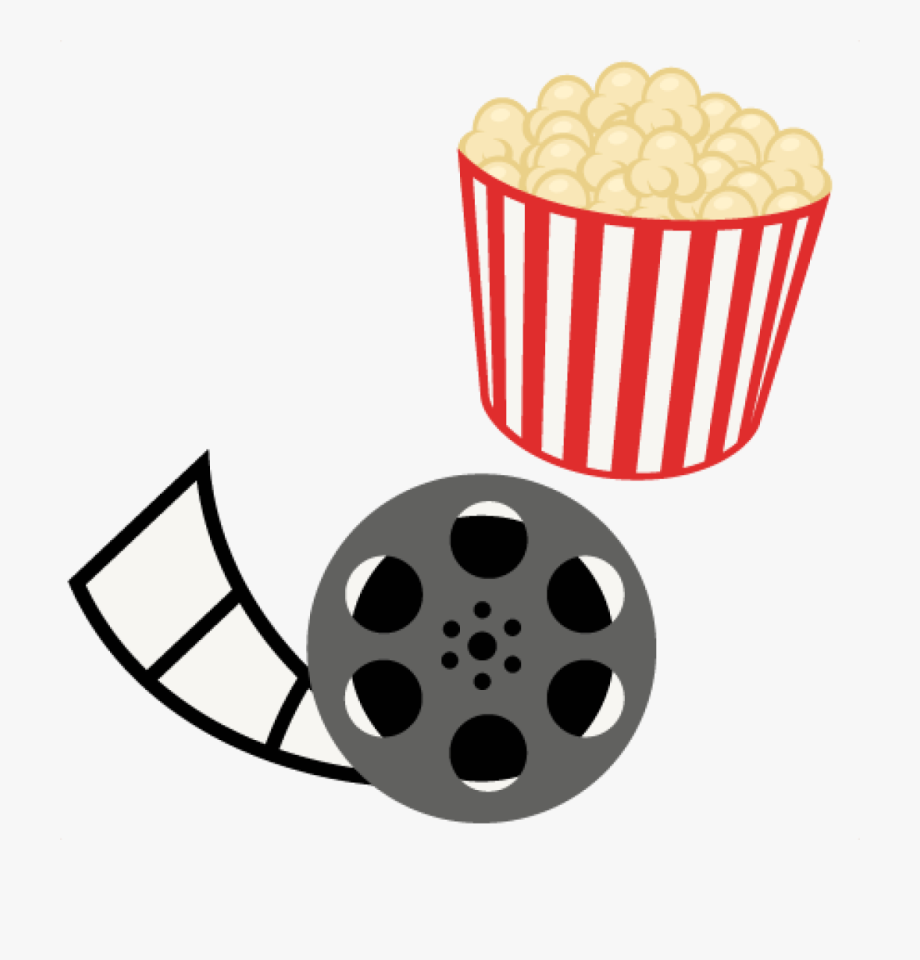 movies clipart and popcorn