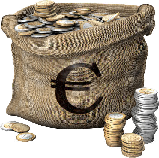 finance clipart bag coin