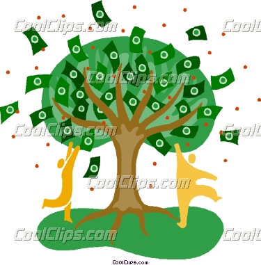 finance clipart money tree