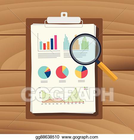 report clipart data result