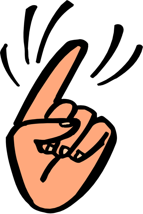 fingers clipart animated