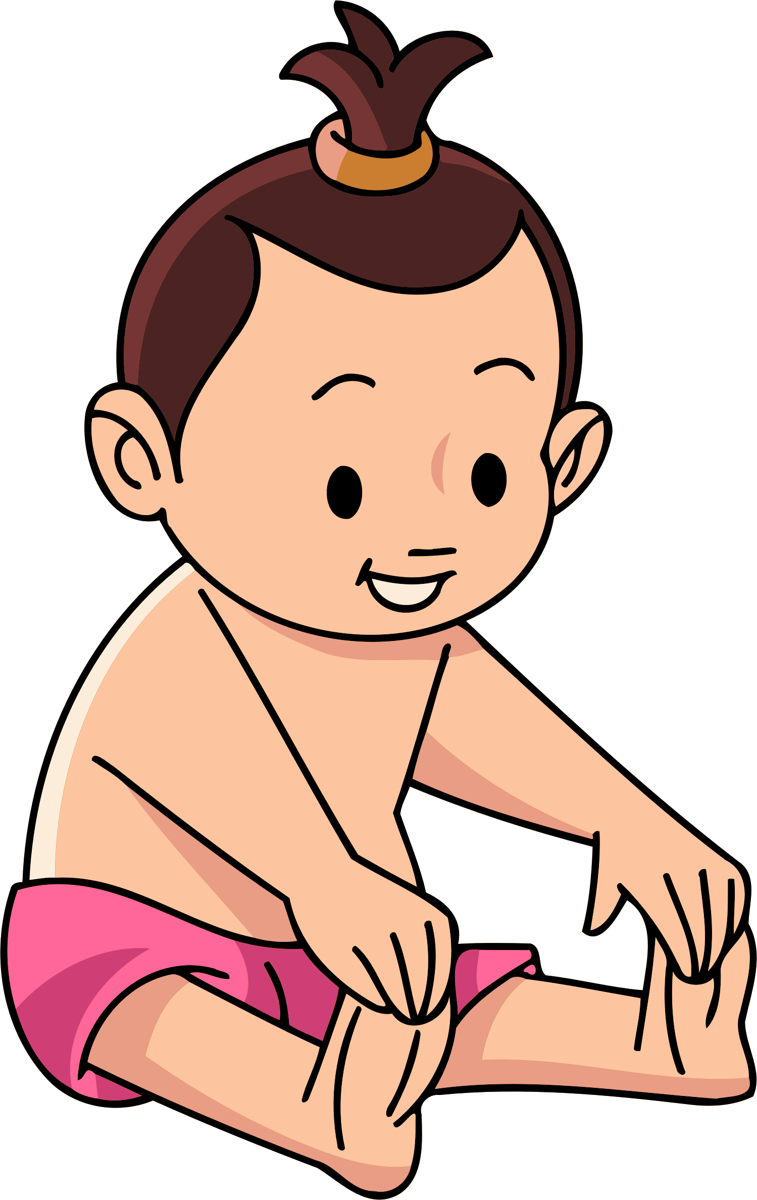 fingers clipart child hand