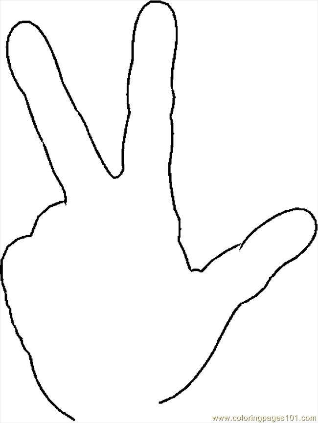 Fingers clipart printable. Coloring pages peoples body