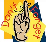 fingers clipart dont forget