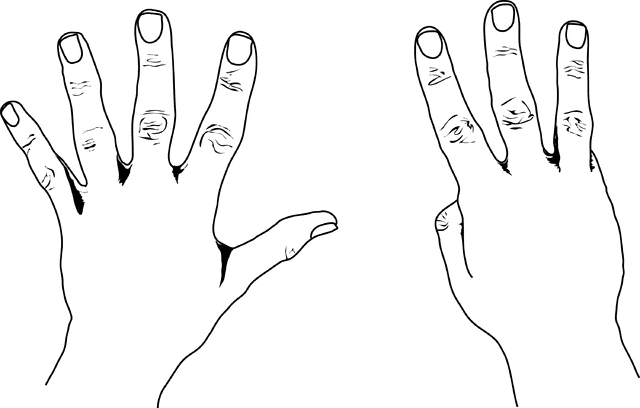 fingers clipart eight