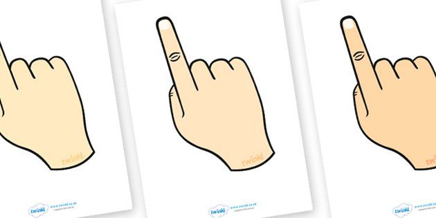 Fingers clipart finger space. Pin on elementary 