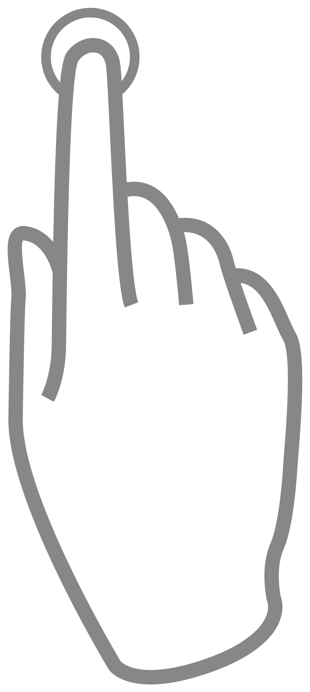 Pointing clipart finger touch. Multitouch tap big image