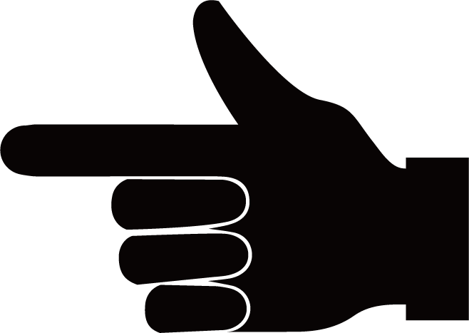 fingers clipart hand direction