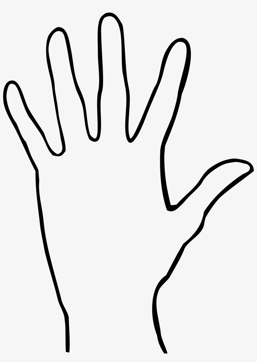 finger clipart hand palm