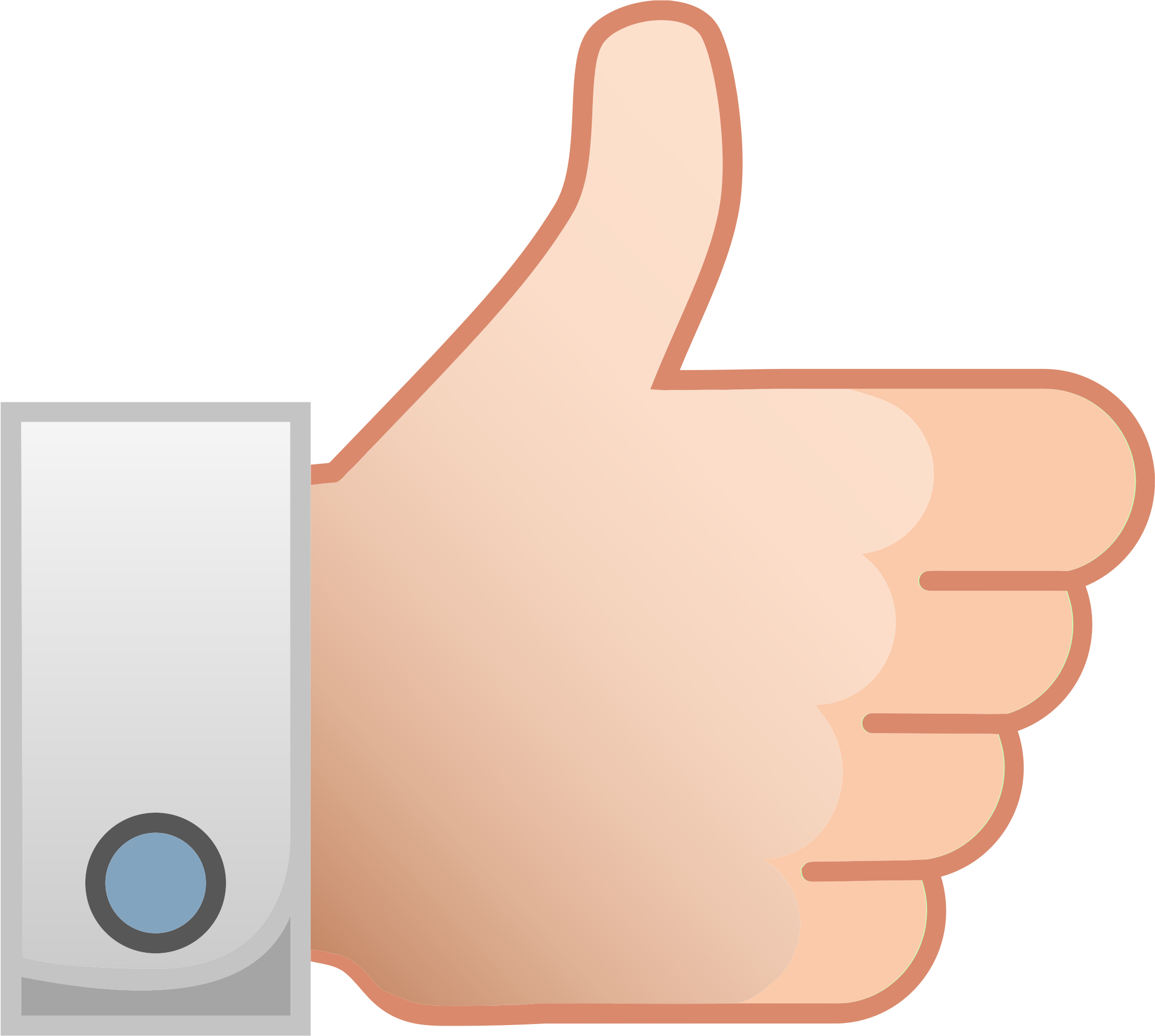 Finger clipart in ear. Thumbs up like hand