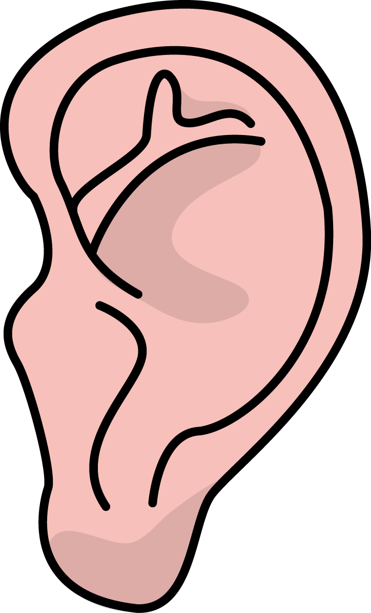 Image for free health. Finger clipart in ear