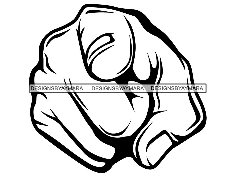 Hand point you finger. Pointing clipart knuckle