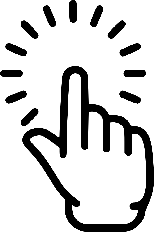 Finger clipart knuckle. Point pointing hand click