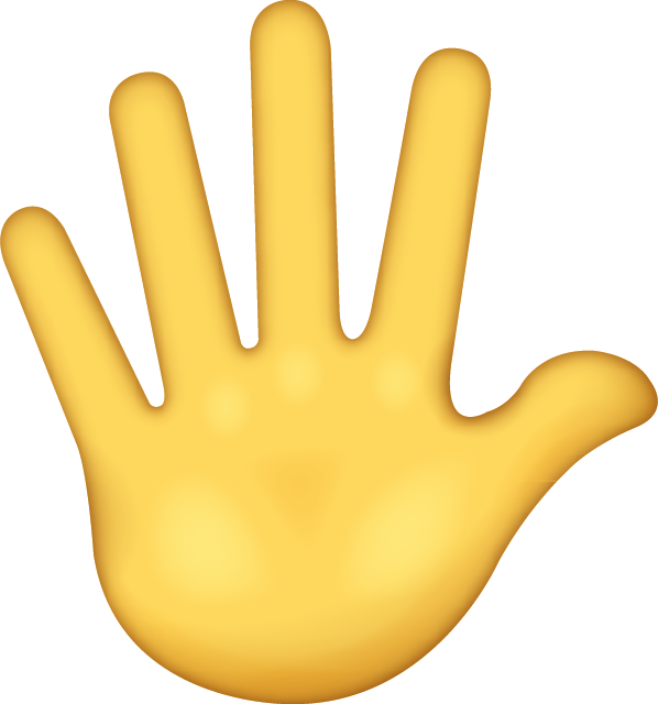 Download raised with fingers. Finger clipart large hand