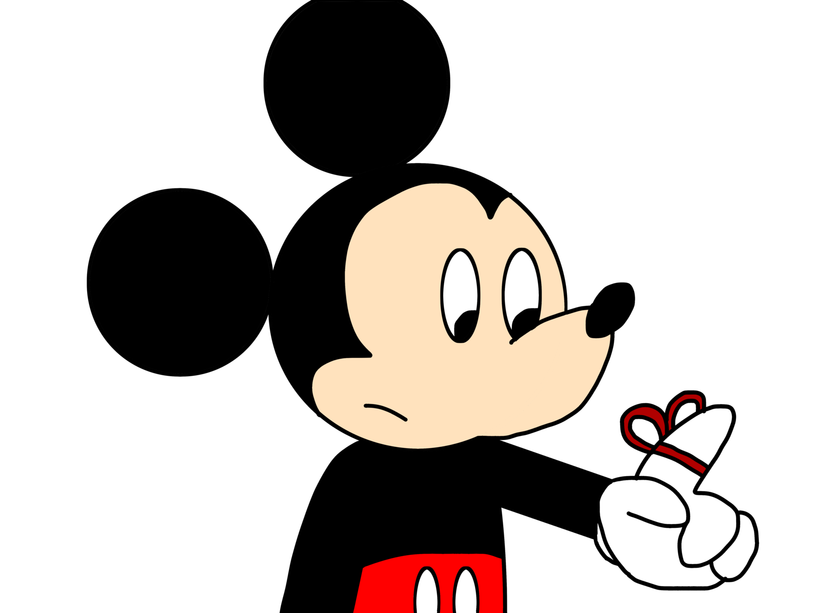 fingers clipart mickey mouse