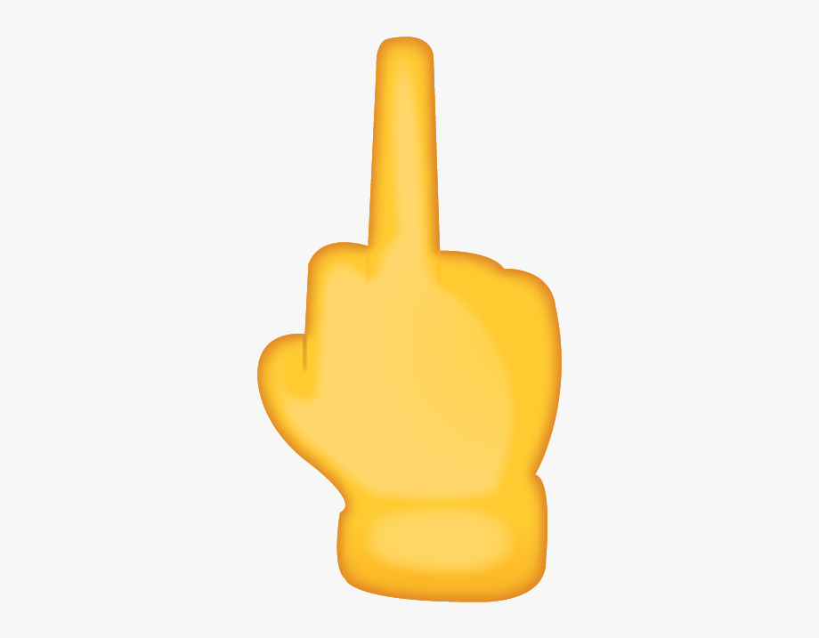 Finger png . Thumb clipart middle emoji