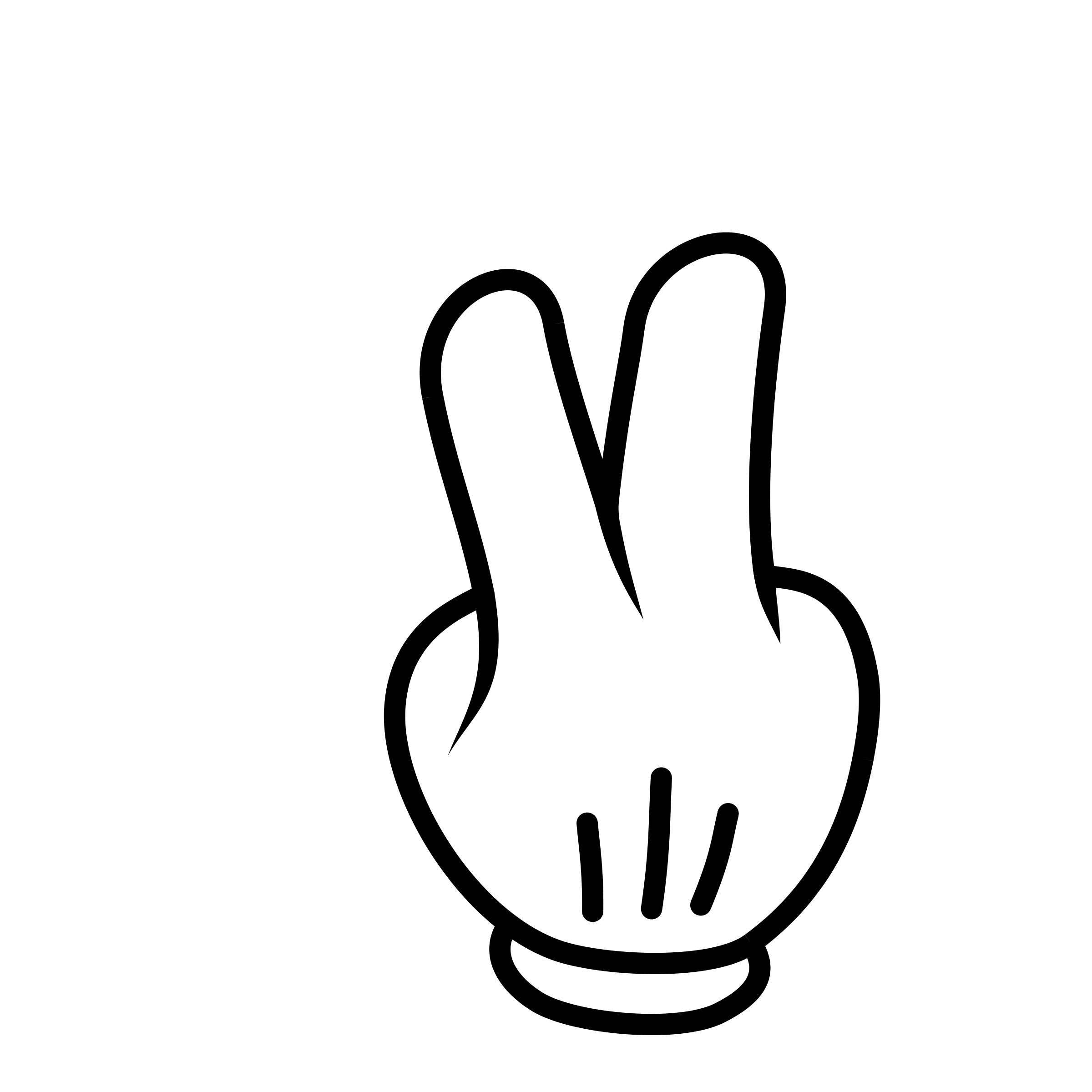Free middle finger pictures. Number 2 clipart cartoon