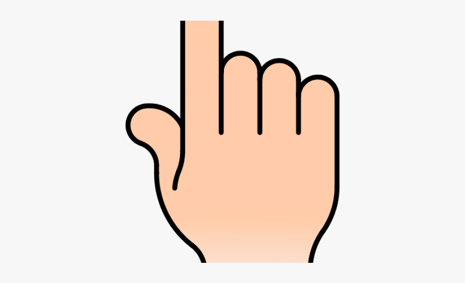 Number one clip art. Finger clipart nice hand
