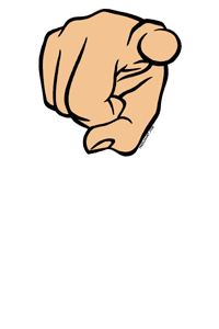 Free pointing cliparts download. Finger clipart pointed finger