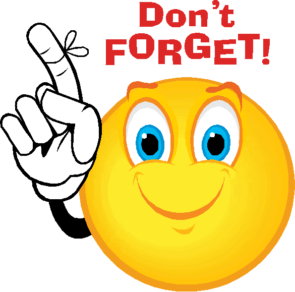 Smiley clipart reminder. Face clip art free