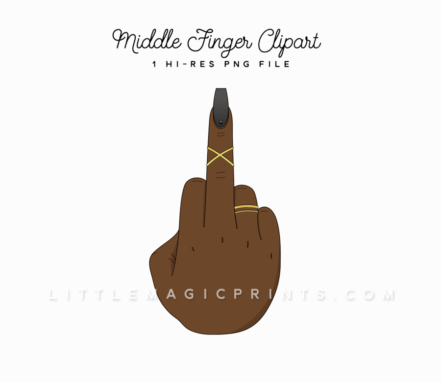 finger clipart rude finger