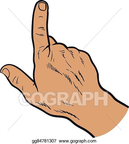 finger clipart touch