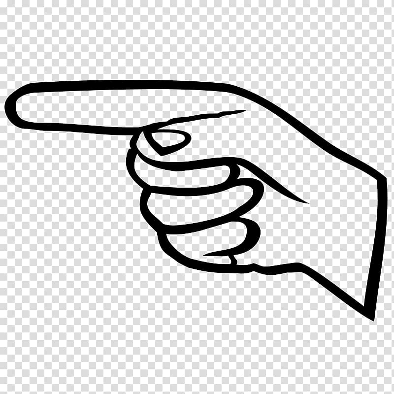 pointing clipart transparent background