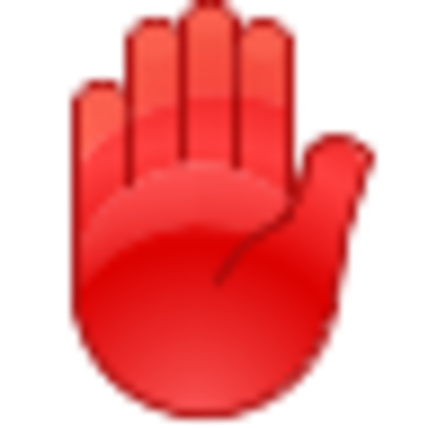 Red free images at. Stop clipart hand