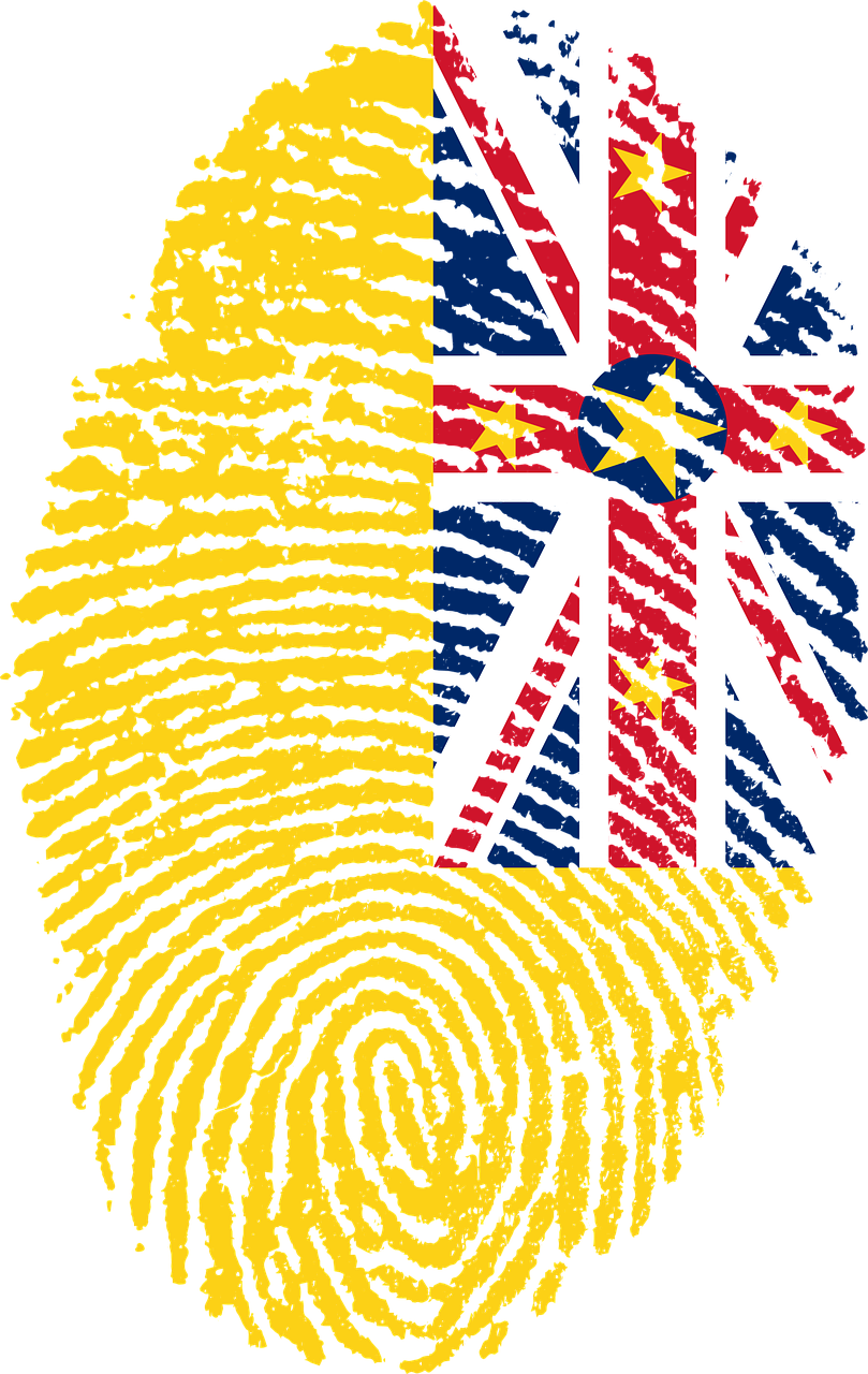 Fingerprint clipart arch fingerprint. Travel niue flag country