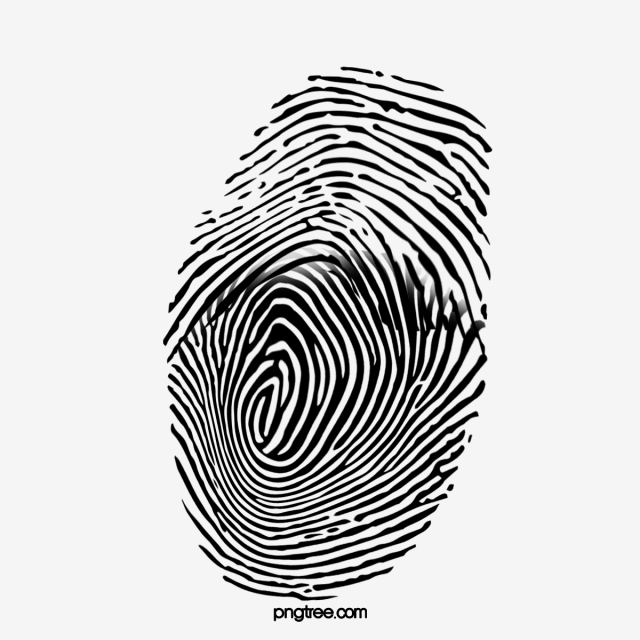 Fingerprint clipart cool. Black png transparent 