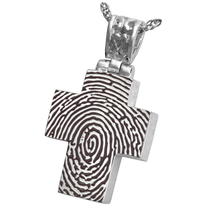 fingerprint clipart cross