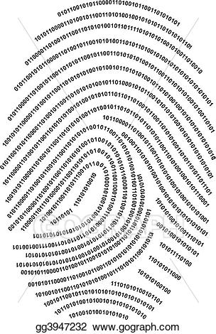 fingerprint clipart digital