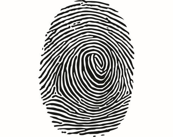 fingerprint clipart identity