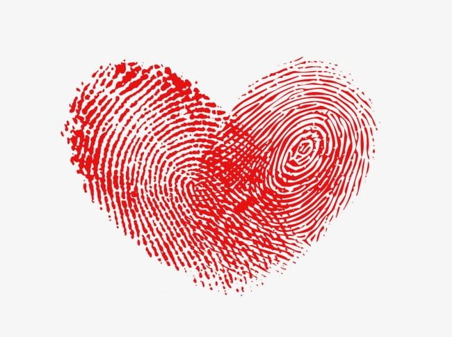 fingerprint clipart love