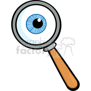 Royalty free rf copyright. Fingerprint clipart magnifier