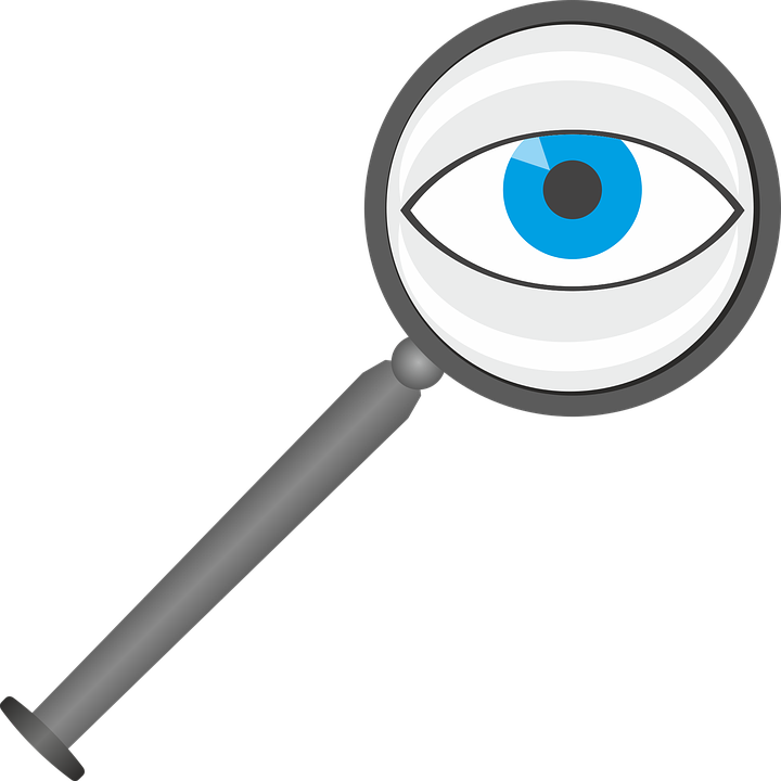Fingerprint clipart magnifying glass. Art shop of library