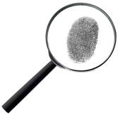 With clip art library. Fingerprint clipart magnifying glass