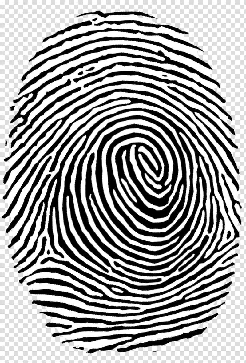 Fingerprint clipart mark. Authentication 