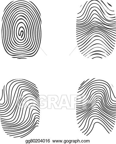 fingerprint clipart silhouette