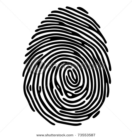 fingerprint clipart simple