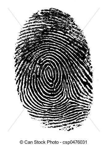 fingerprint clipart thumbprint