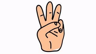 Fingers clipart animated. Male pointing finger cartoon