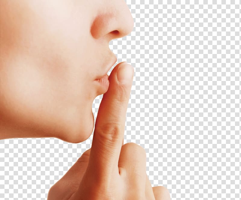 Fingers clipart baby finger. Person doing silent gesture