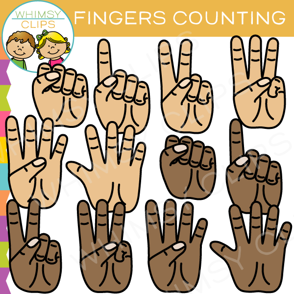 fingers clipart finger count